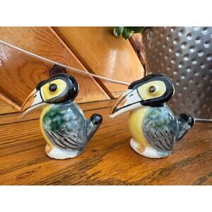 Occupied Japan Toucan Salt and Pepper Shakers Occupied Japan Ceramic Bird